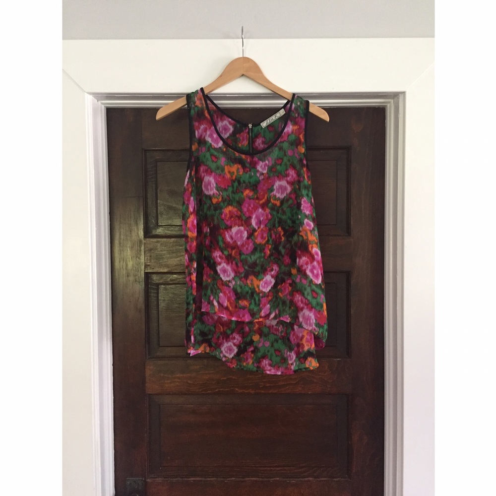 Chloe K Floral Blouse