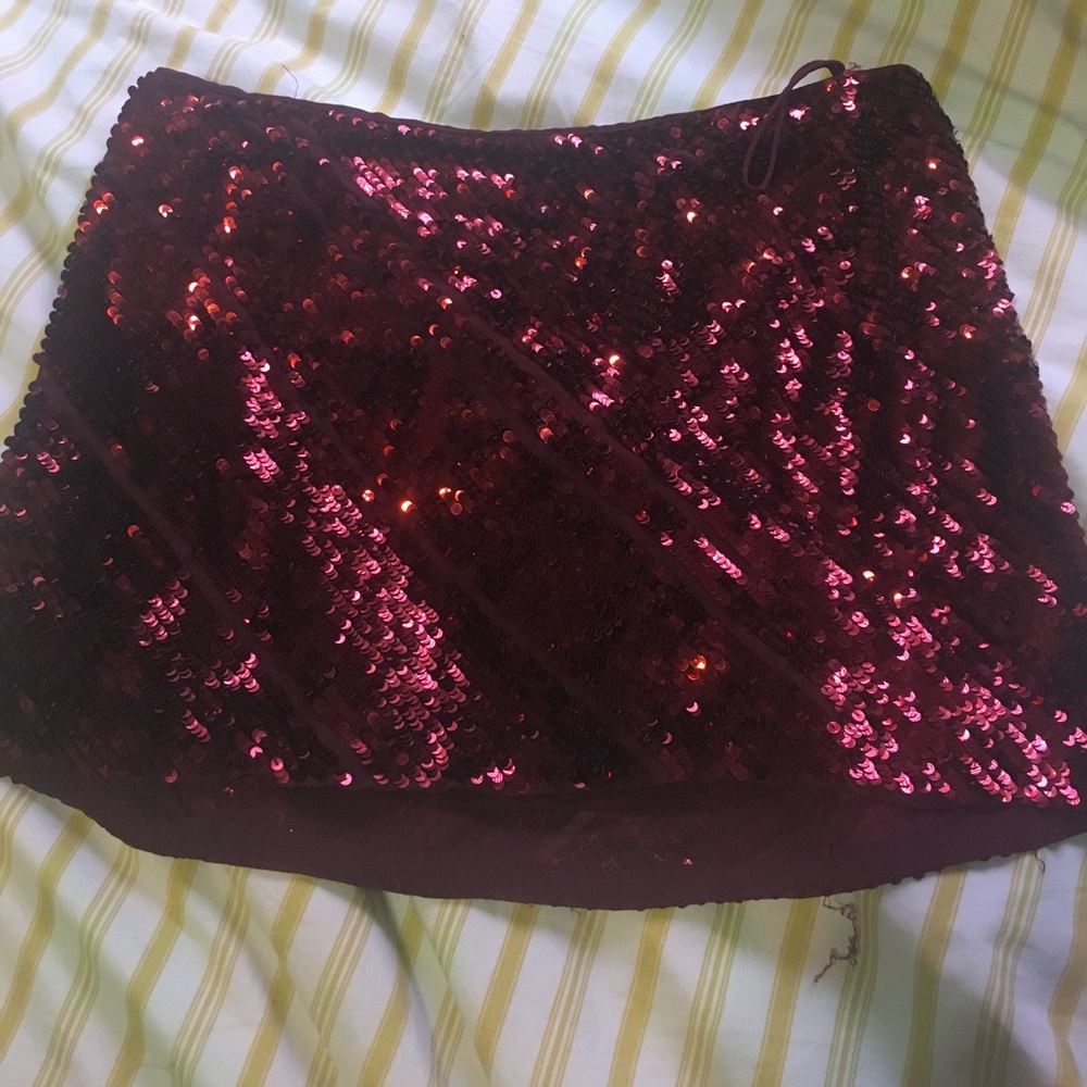 Alice and Olivia sequin mini skirt