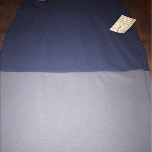 🌸 LuLaRoe Cassie Colorblock Skirt, NWT Size Large