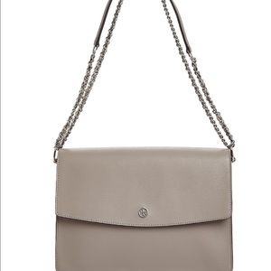 Tory burch large Parker leather shoulder bag new