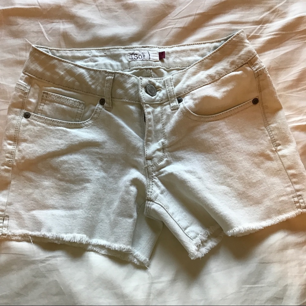 White shorts