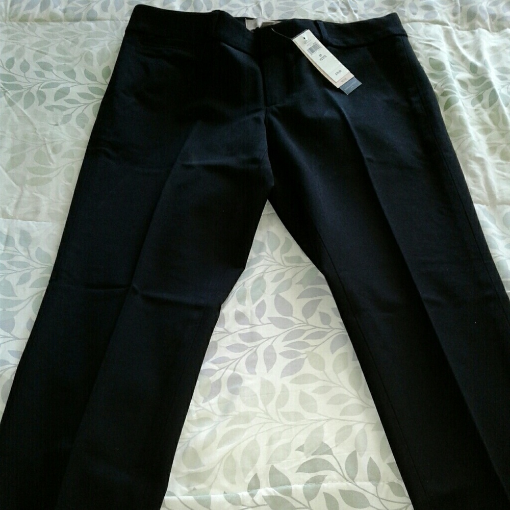 Womens Banana Republic Black Sloan Ankle Pants 4P
