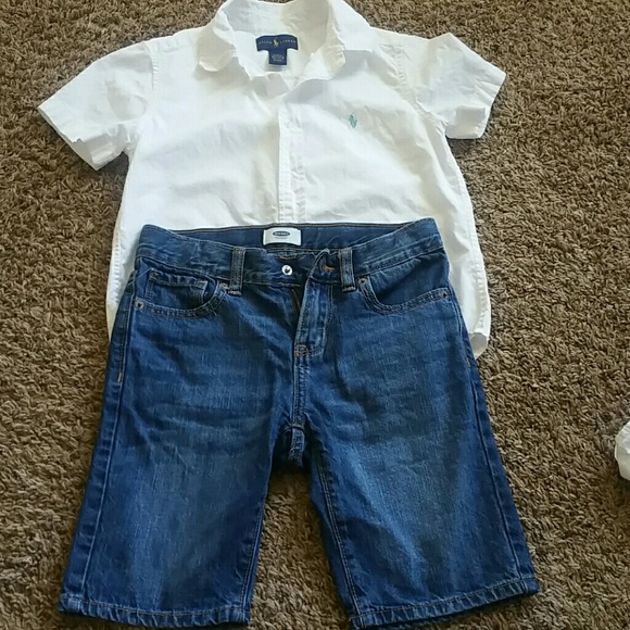 Top Ralph Lauren jeans shorts Old Navy - Picture 1 of 3