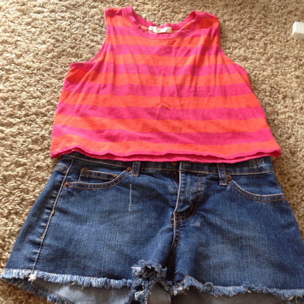 Striped Crop Top