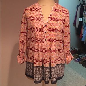 Beautiful lightweight printed blouse