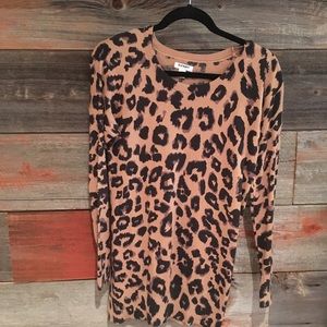 Cheetah print sweater