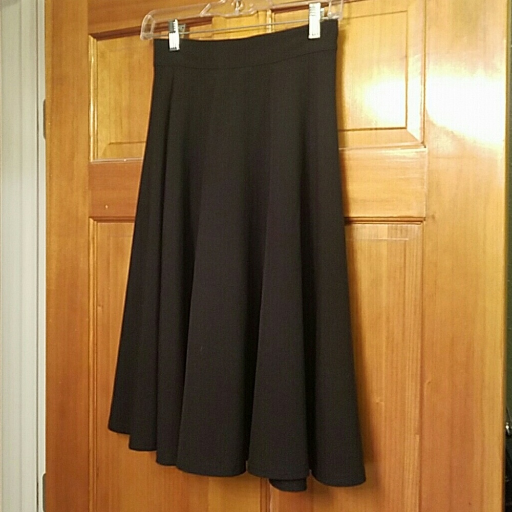 Rock Steady a-line Midi Skirt