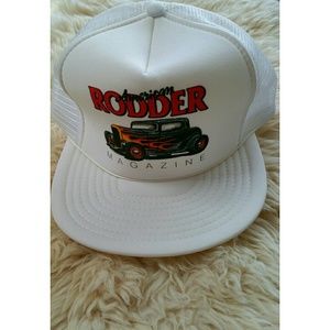 Vintage American Hot Rodder Magazine trucker cap