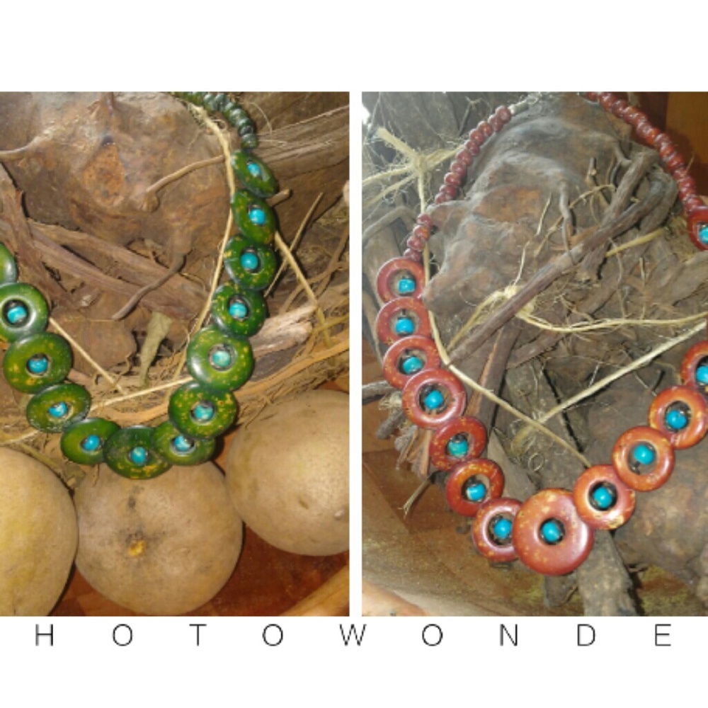 Unique Wooden Bead Necklaces