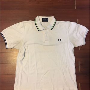 Fred Perry White Shirt Small