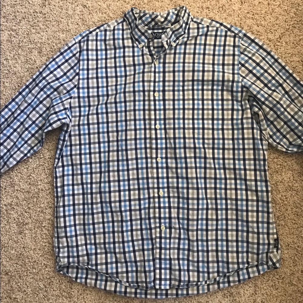 Chaps Men's checkered shirt size L