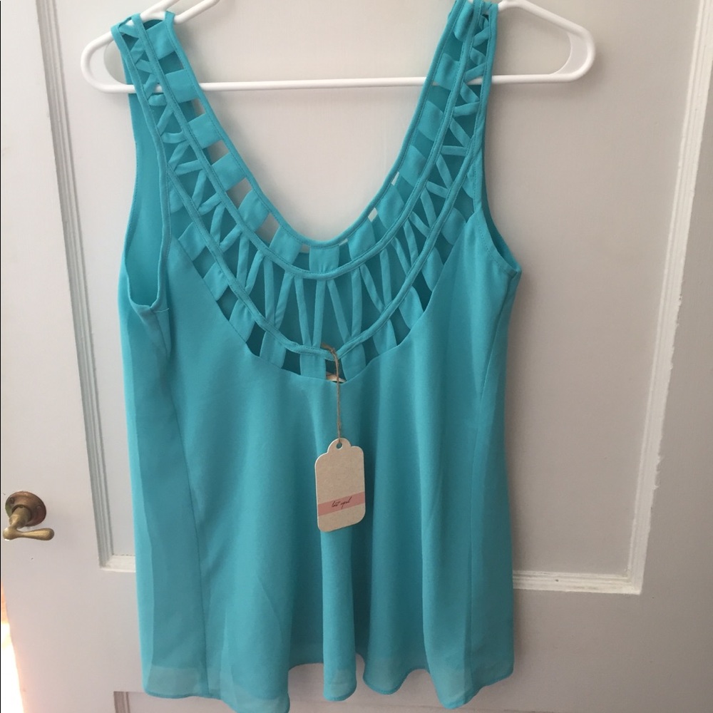Turquoise Medium Top