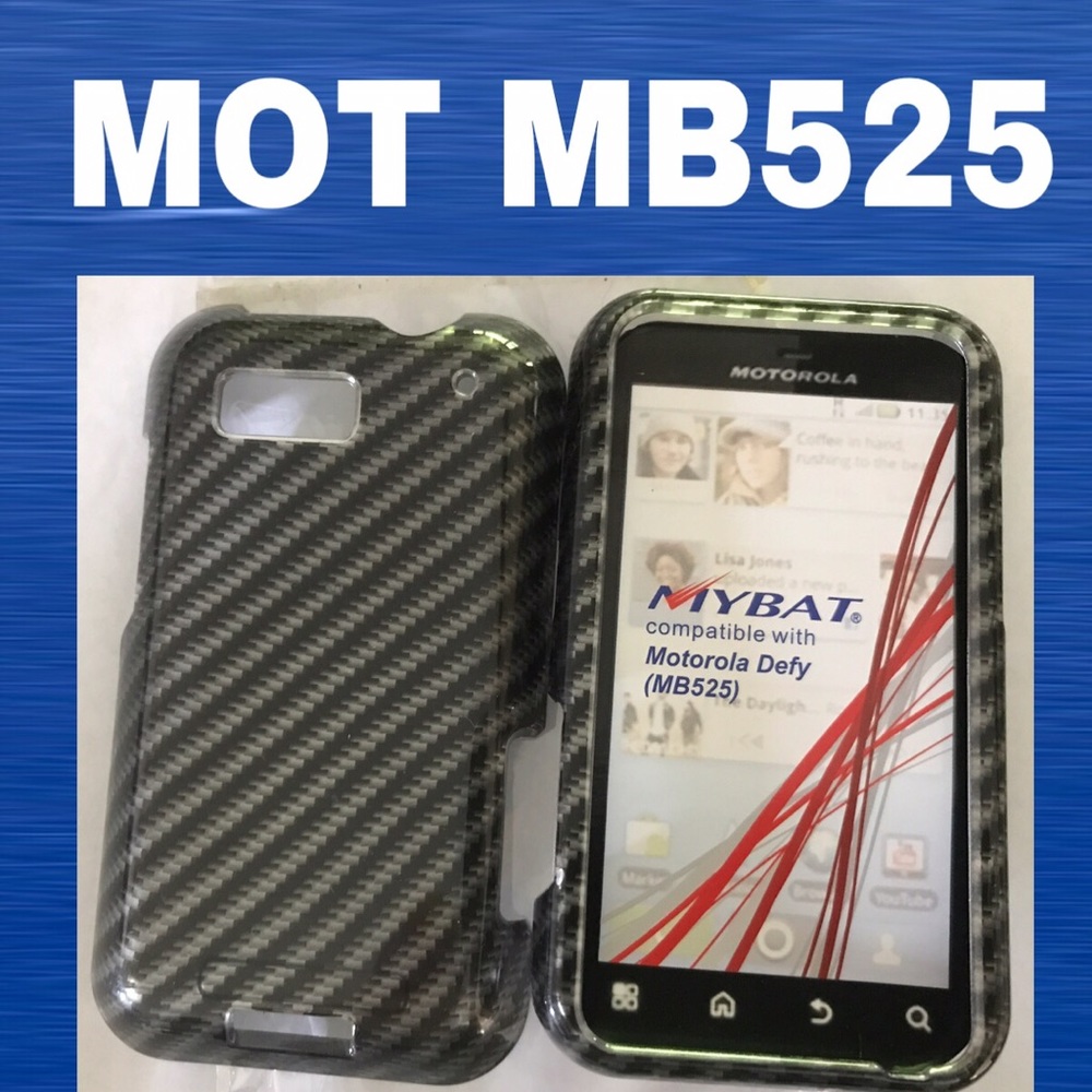 NWT! MOT-MB 525 BLACK/GRAY CELL PHONE CASE.