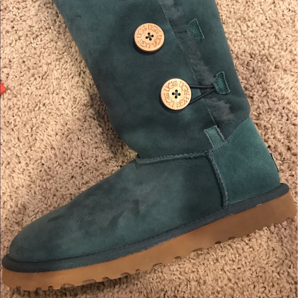 UGGs Australia- Bailey Button Triplet Boots- Teal