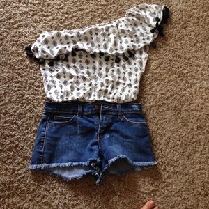 Cropped of the Shoulder Blouse