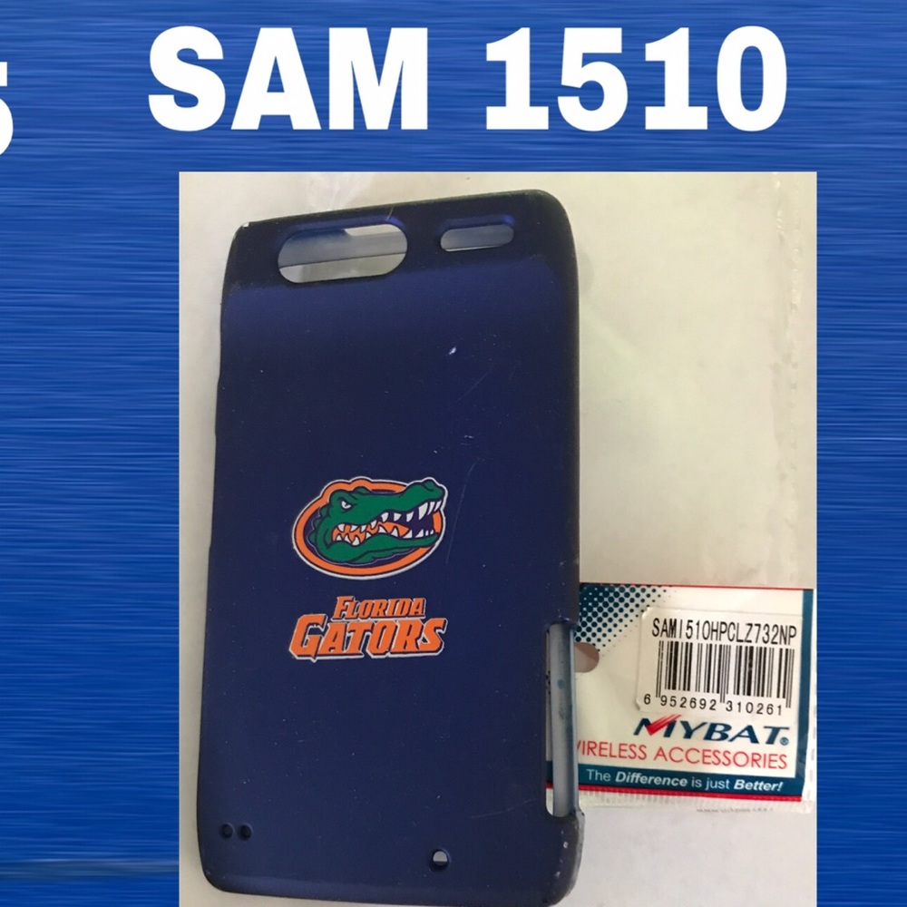 NWT! BLUE/ORANGE GATOR CELL PHONE CASE: SAM-1510