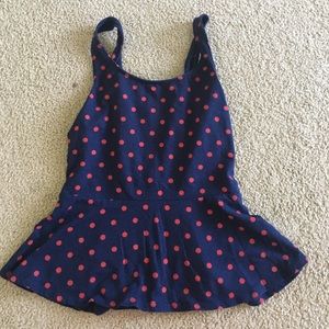 Express ruffle tank