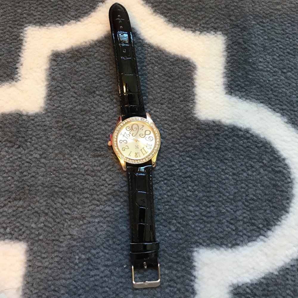 Black Charming Charlie's watch.