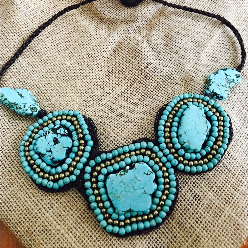 Nordstrom Turquoise Stone Necklace