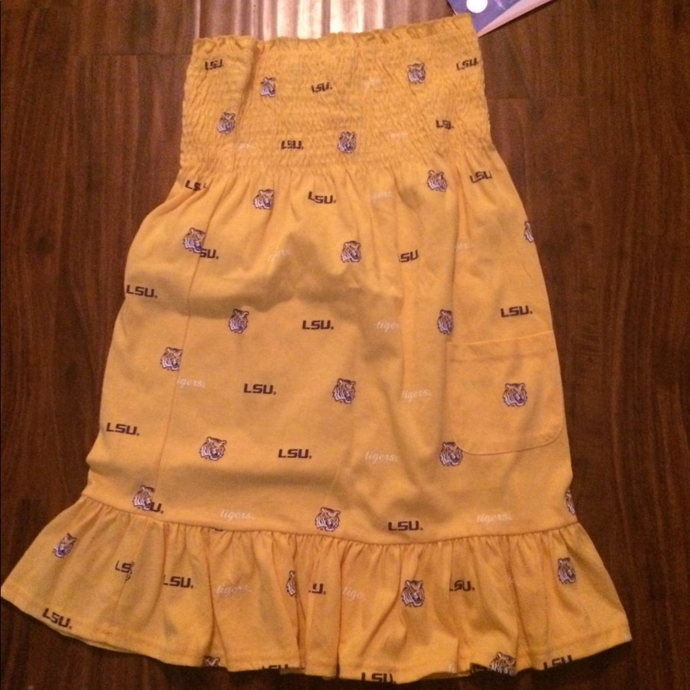 Ladies medium strapless top