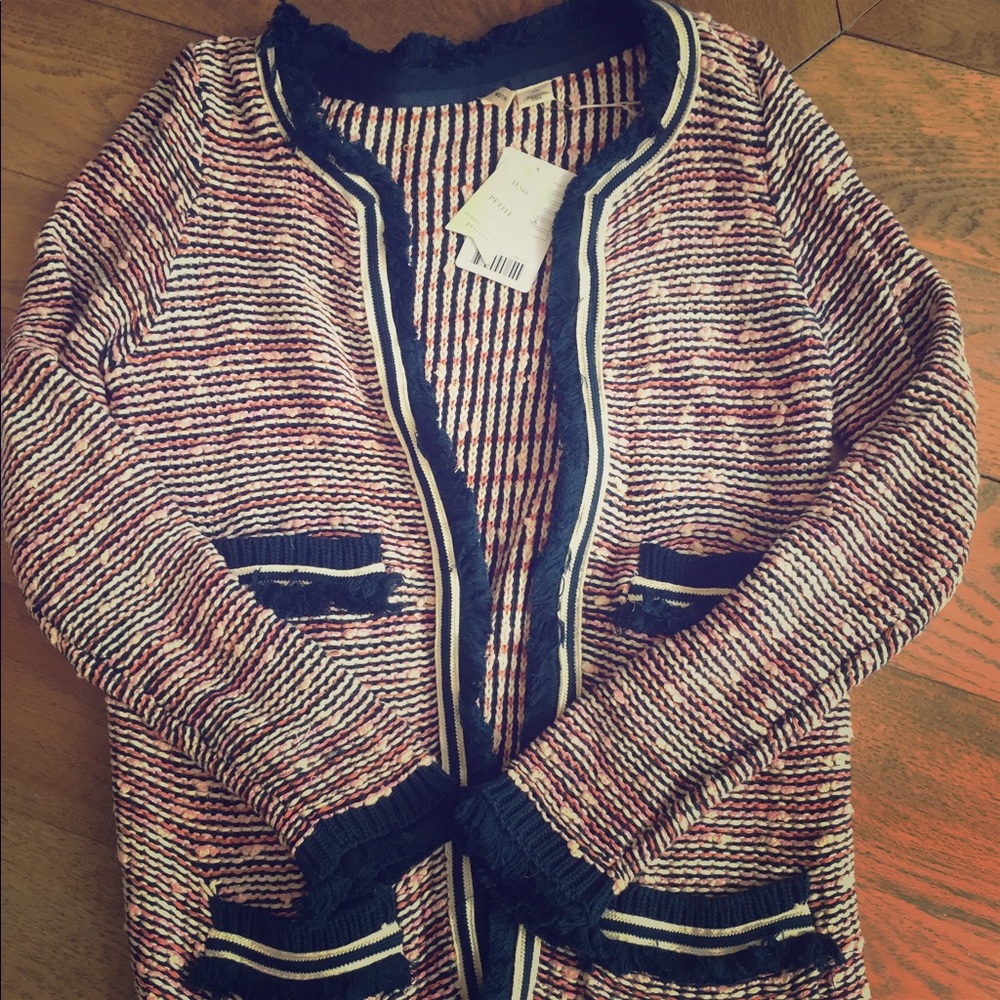 NWT - Moth for Anthropologie bouclé jacket/sweater