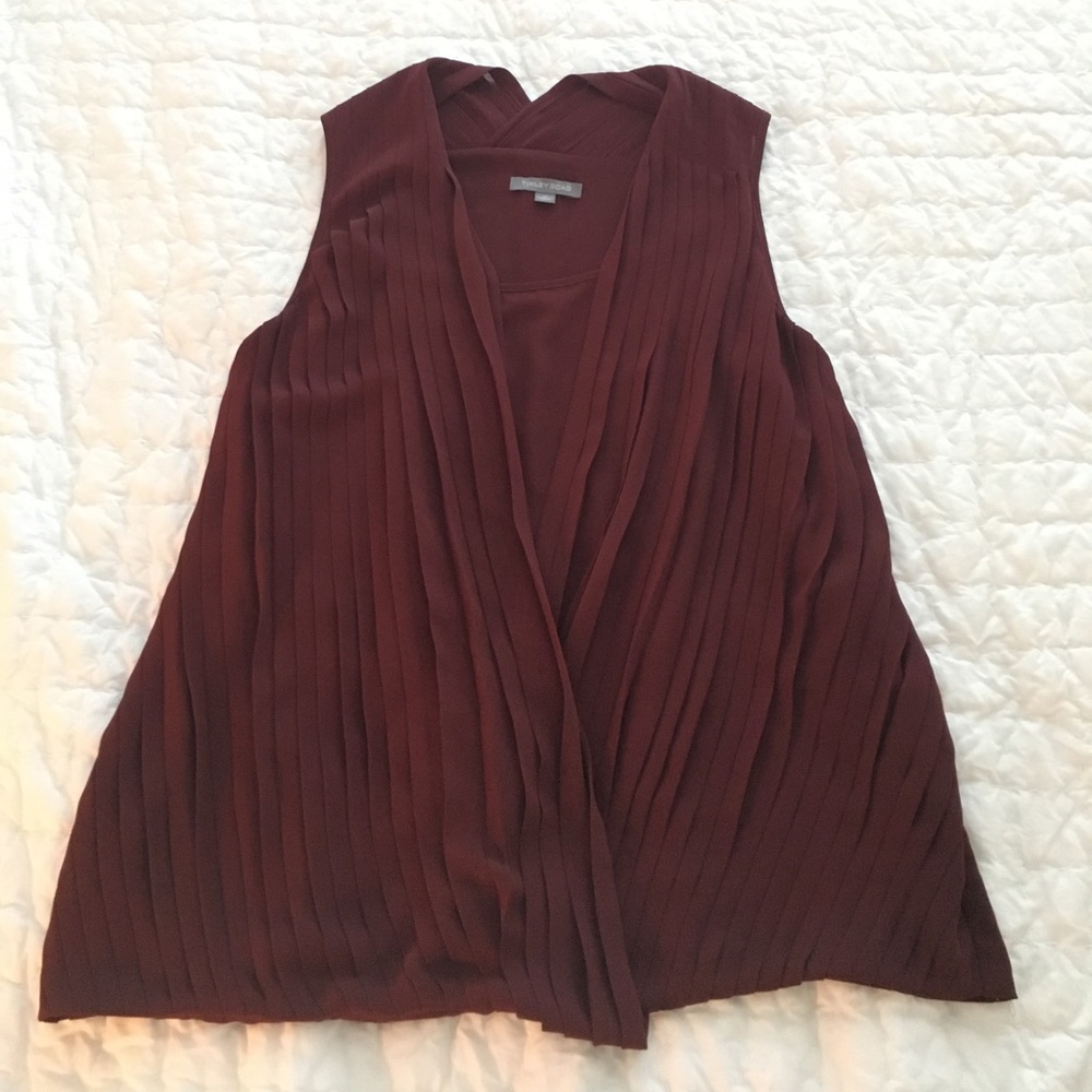 Burgundy Tinley Road Tank Top