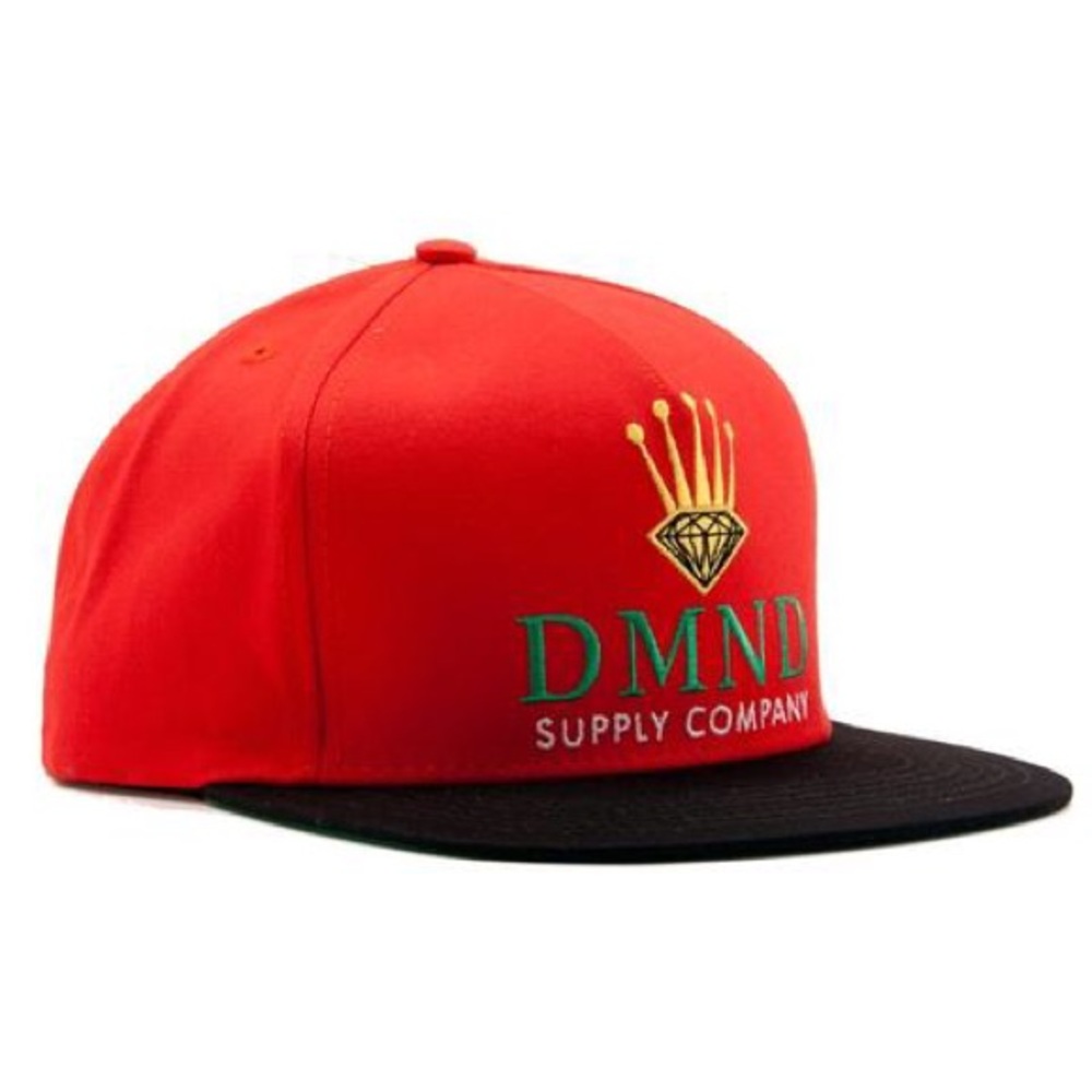 Diamond Supply Co. Red Rolex Hat snapback
