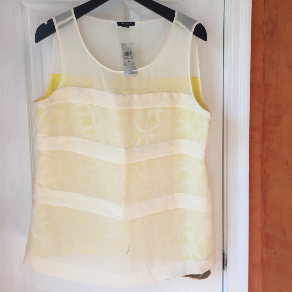 NWT Ann Taylor Sleeveless Top Size 6