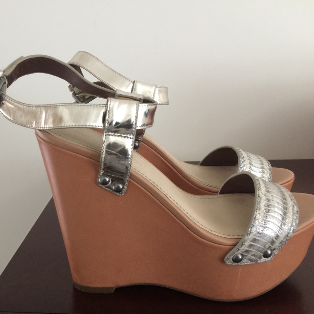 Vera Wang Wedge Sandal