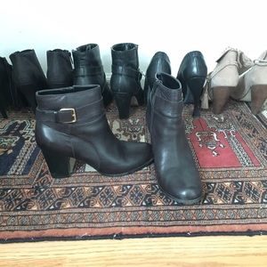 NWOT Cole Haan Black Ankle Boots