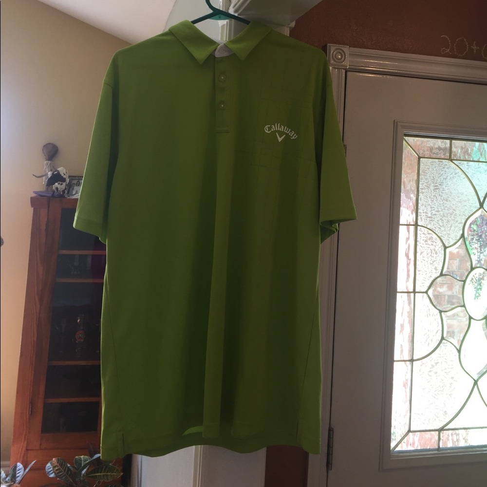 Men's Beautiful Lime Green Golf Shirt