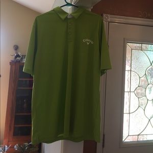 Men's Beautiful Lime Green Golf Shirt