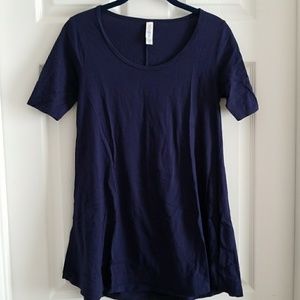 LuLaRoe XXS Perfect T - Navy