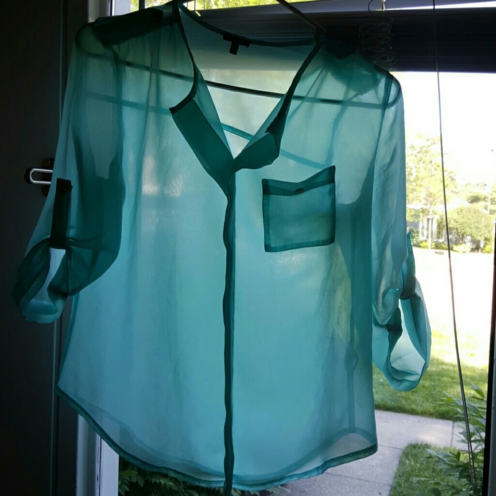 Tiffany Blue Blouse