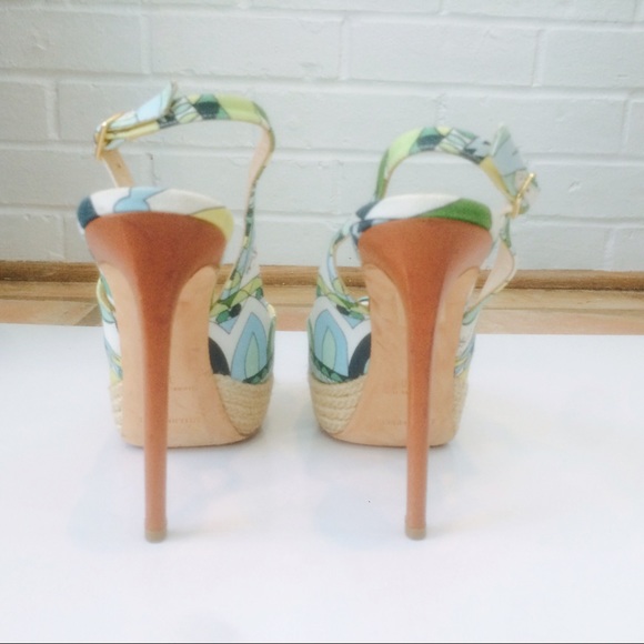 Emilio Pucci Stiletto Slingbacks - Picture 3 of 4