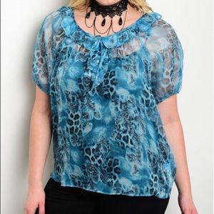 Cheetah print top