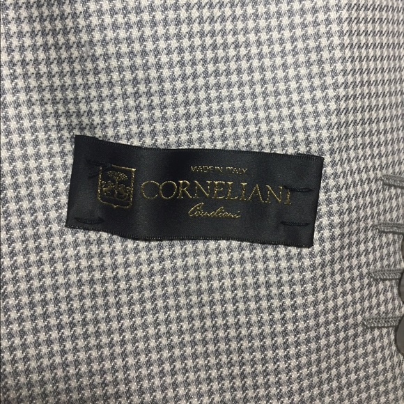 Corneliani- Gray Plaid Wool Blazer 38R- 48/IT NWT - Picture 7 of 8