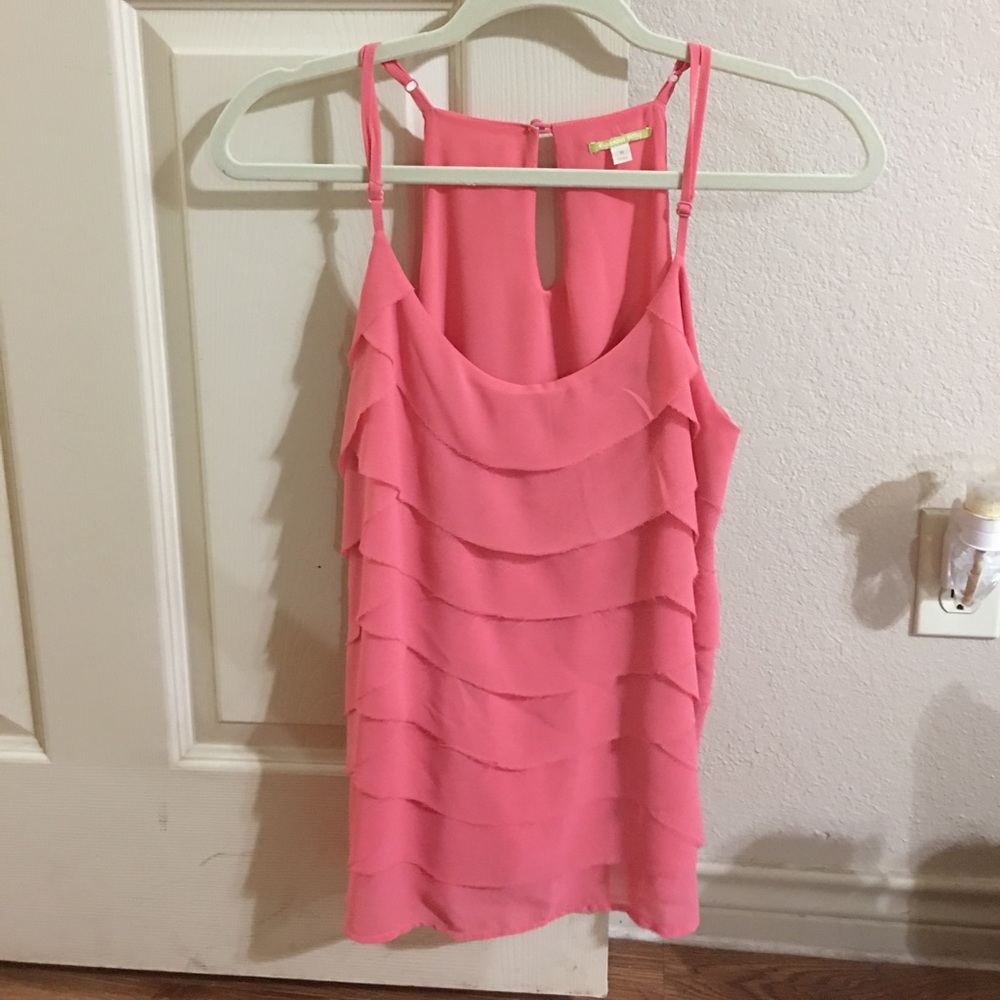NWOT Gianni Bini peach tank top