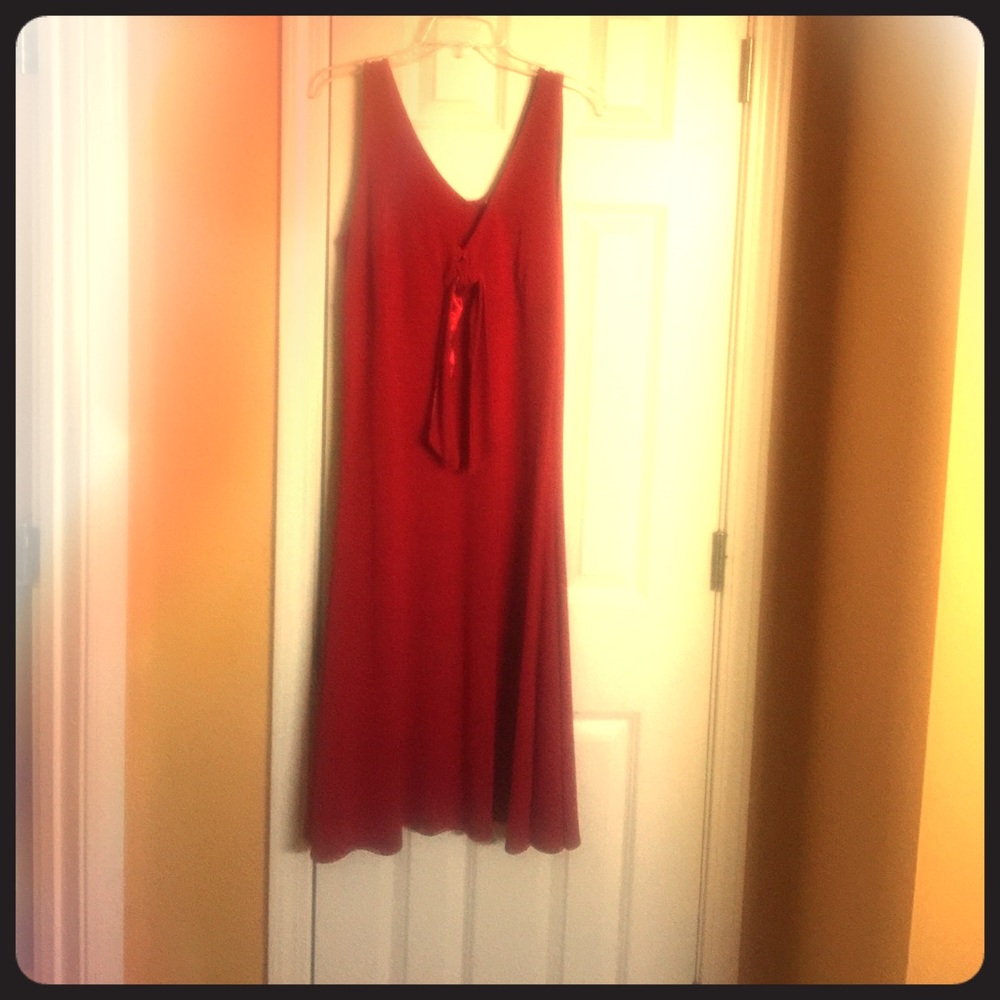 Sexy red dress