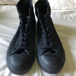 All black converse