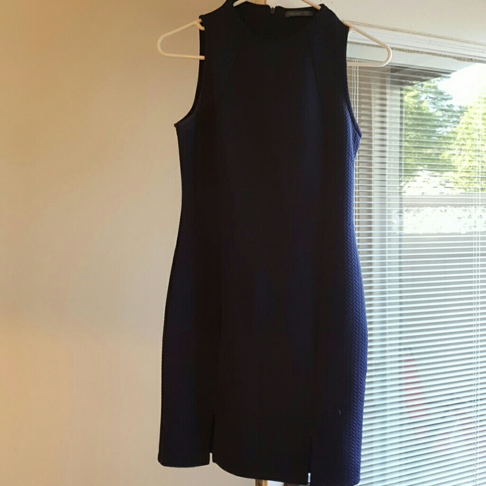 Fitted Navy Dress