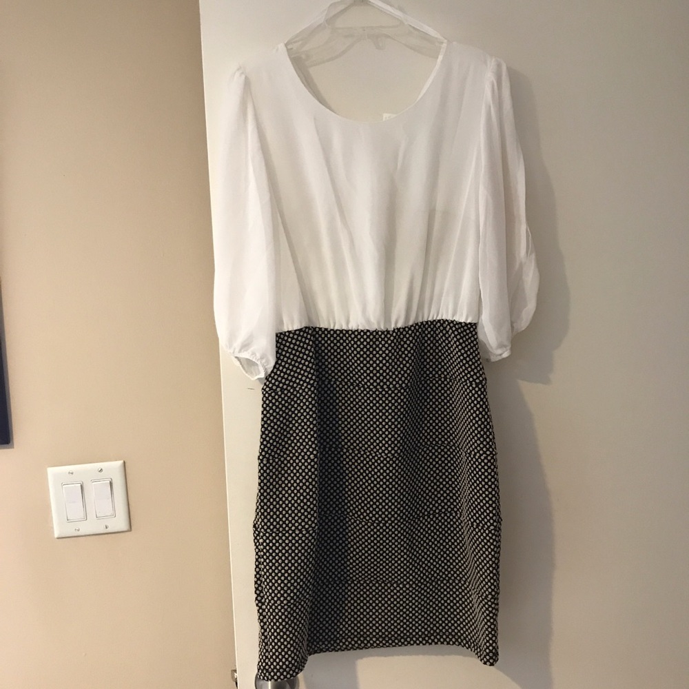 Combo Dress with Tags
