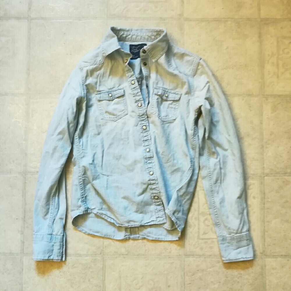 Jean Button Up Shirt