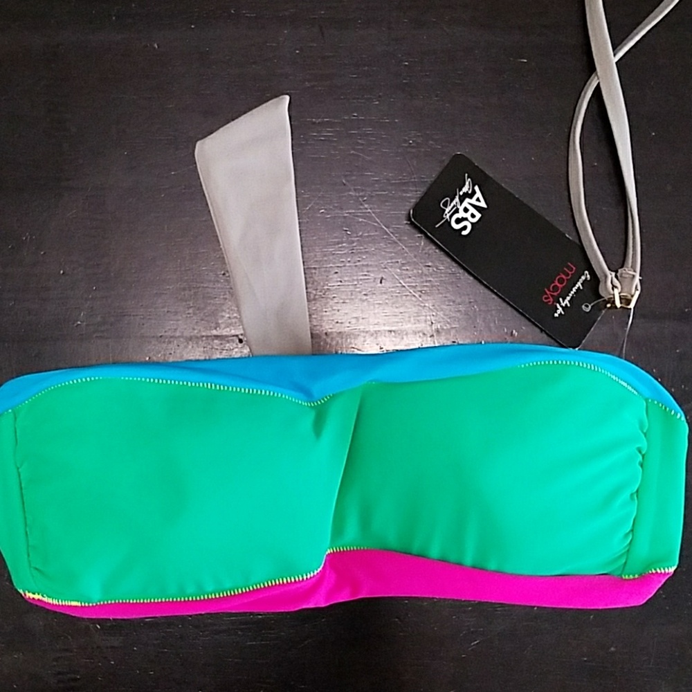 💥 3 for $15 💥  ABS colorblock  bandeau