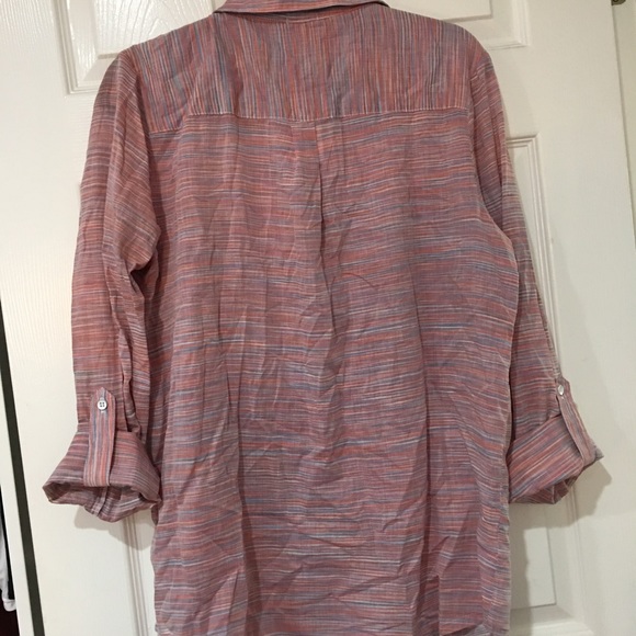 Splendid Pink Capri Henley Shirt - Picture 5 of 7