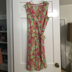 Lilly Pulitzer Wrap Dress SZ. XL
