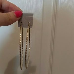 Pair of hoop earrings