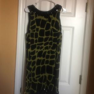 Animal print dress