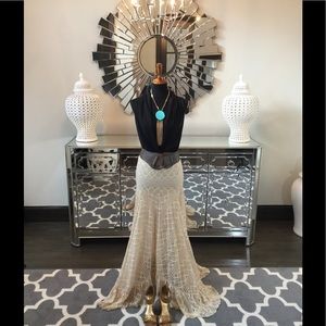 Free People Lace Maxi Skirt