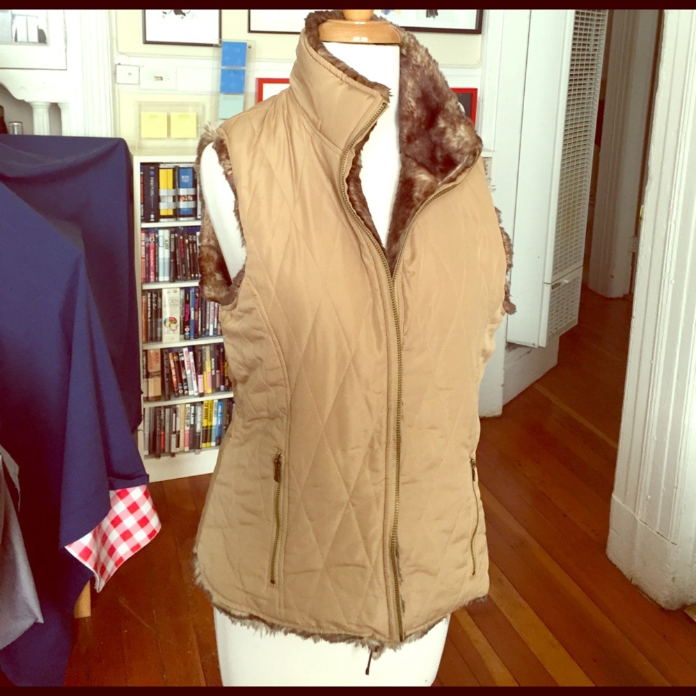 Fabulous faux fur lined vest